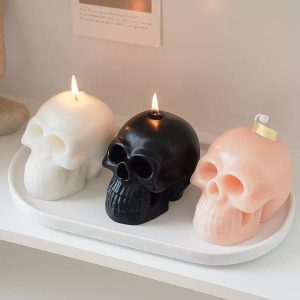 Vela Calavera: Un Toque Gótico y Sostenible para tu Hogar