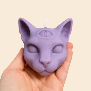 Vela Gato Místico: Encanto y Magia en tu Hogar