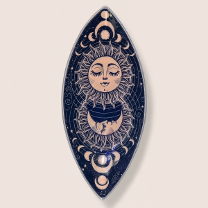 Porta Inciensos Sol y Luna Rosa