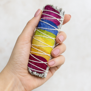 Atado de Hierba 7 Chakras – Salvia y Pétalos de Rosa