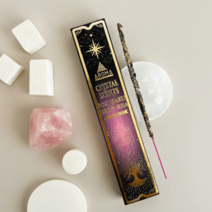 Incienso Sahumerio Cuarzo Rosa Aroma Crystal Scents