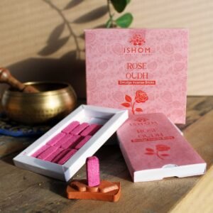 Pack de 15 Ladrillos de Incienso Natural Rose Wood y Quemador