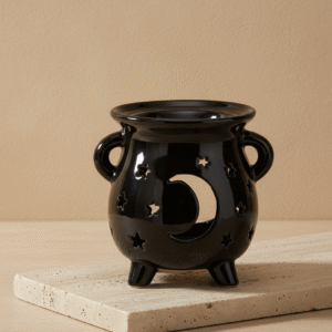 Quemador de Aceite - Luna y Estrellas