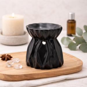 Quemador de Aceite Geométrico - Negro (2)