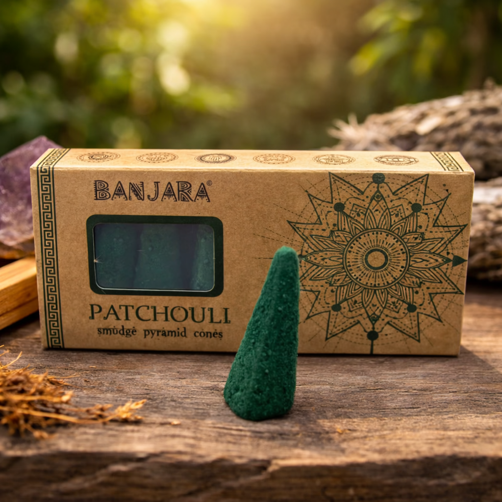 Conos piramidales Banjara Smudge - Patchouli