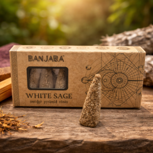 Conos Piramidales Banjara Smudge - Salvia Blanca Natural