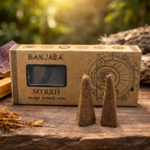 Conos piramidales Banjara Smudge - Mirra
