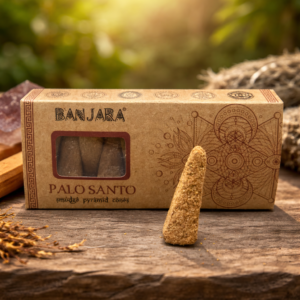 Conos piramidales Banjara Smudge - Palo Santo