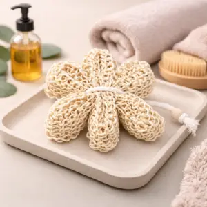 Estrella Exfoliante de Sisal y Algodón