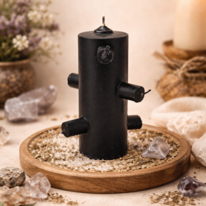 Velón de 7 Mechas para Rituales (6 x 15 cm)