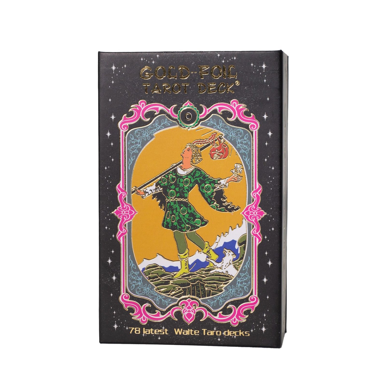 Juego de Cartas de Tarot con Lámina Dorada – Con Folleto - Imagen 5