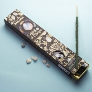 Banjara Cristal Gemas – Incienso de Jazmín y Mirra con Piedra Lunar